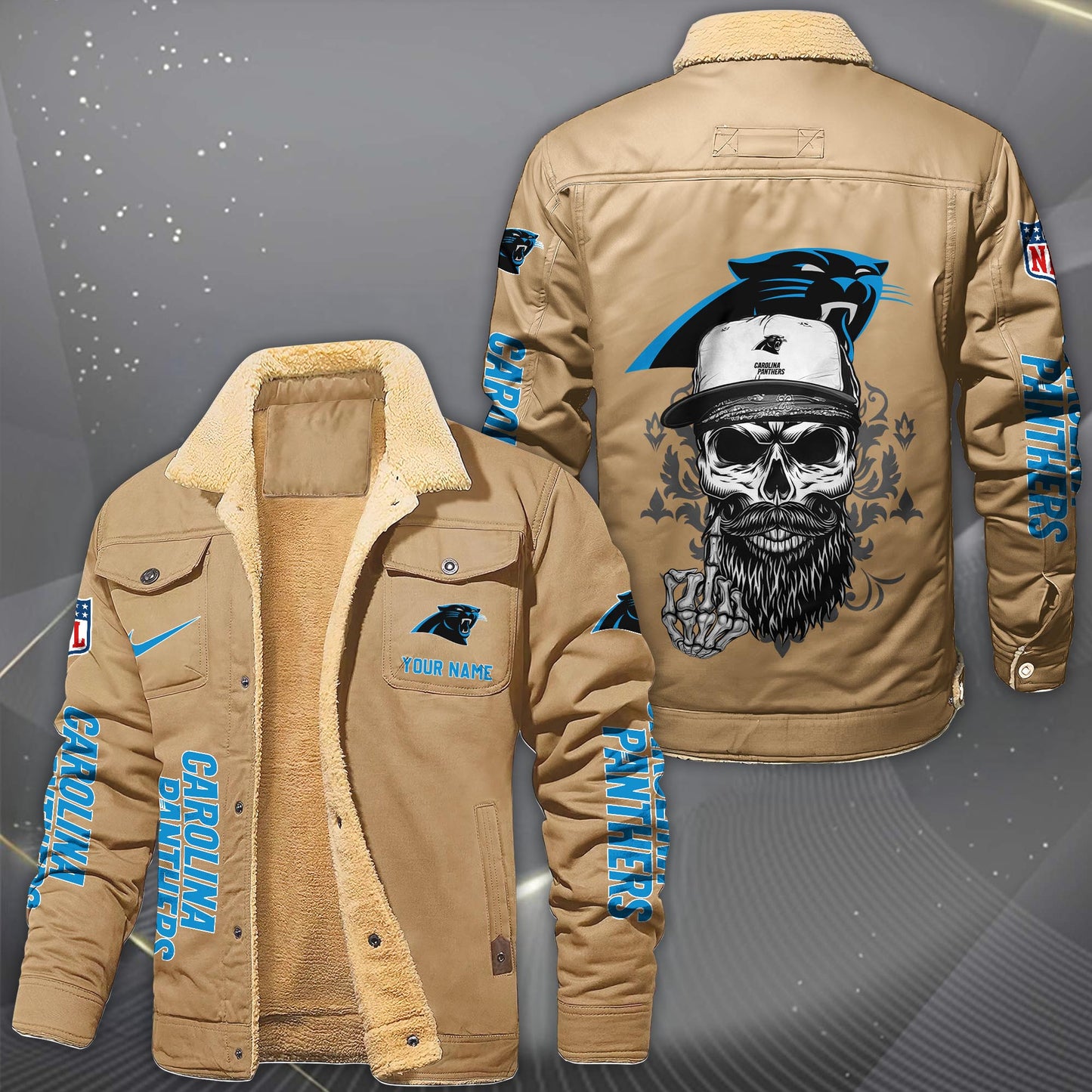 NFL x CAR Fleece Lined Cargo Jacket HLP