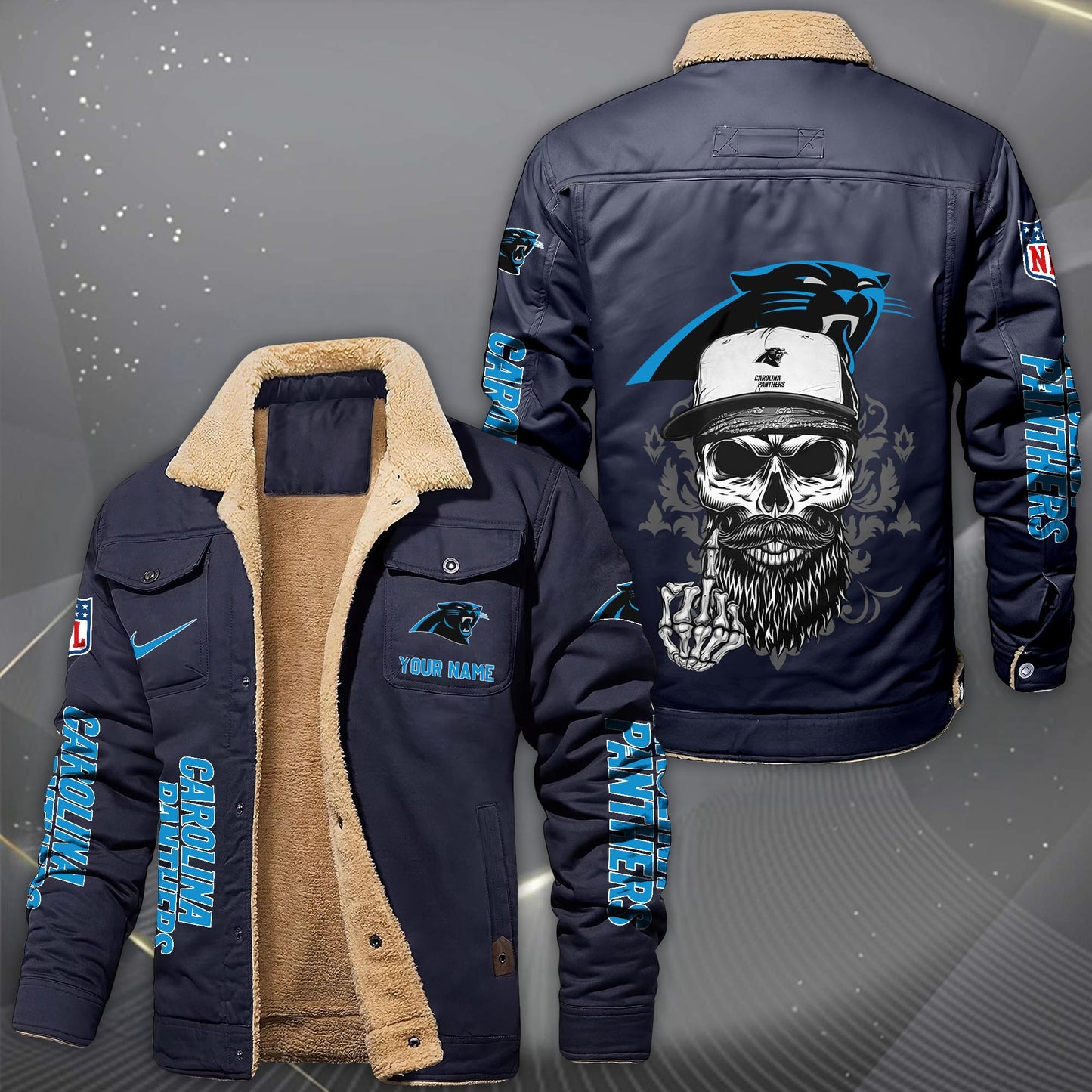 NFL x CAR Fleece Lined Cargo Jacket HLP