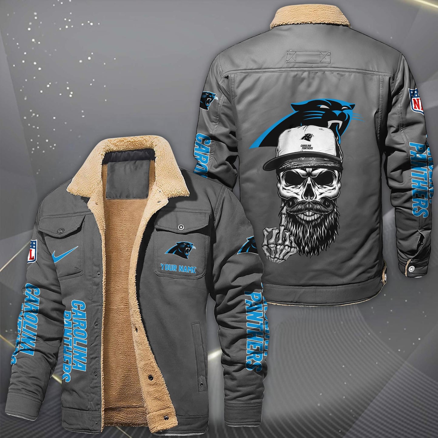 NFL x CAR Fleece Lined Cargo Jacket HLP