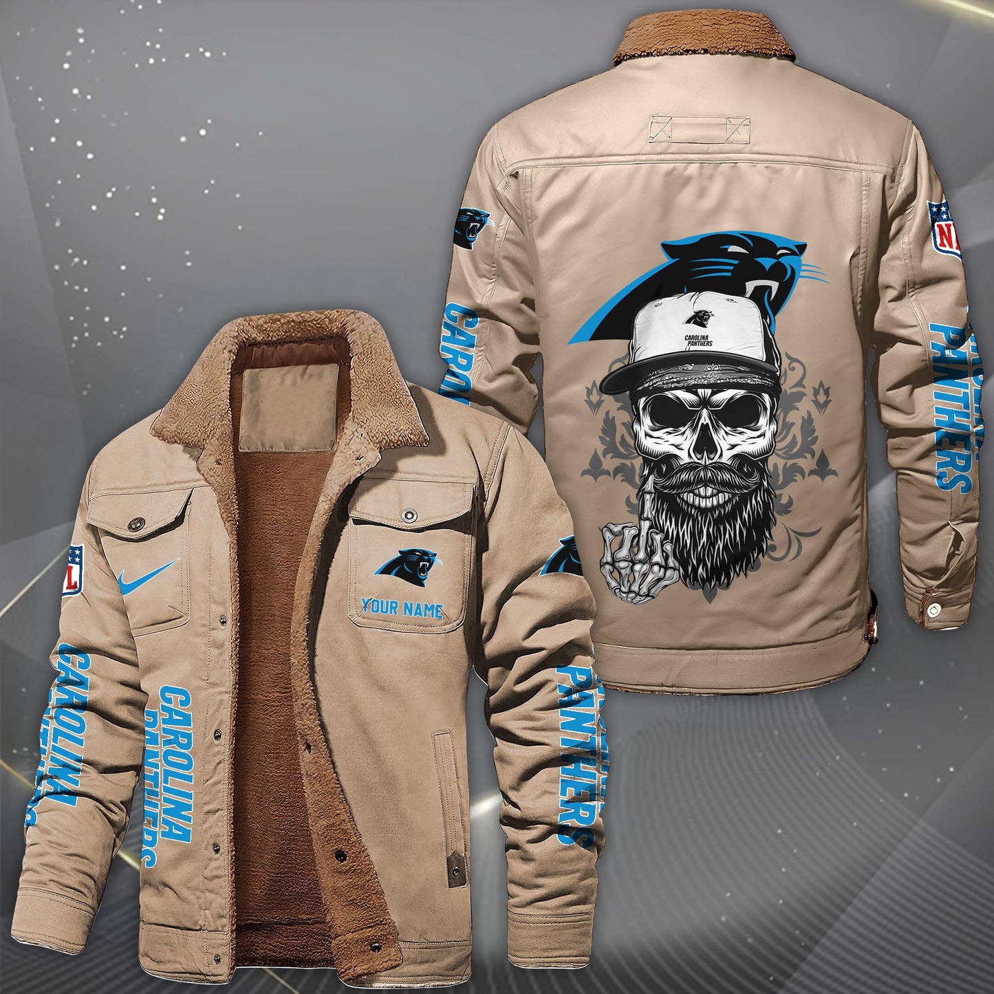 NFL x CAR Fleece Lined Cargo Jacket HLP