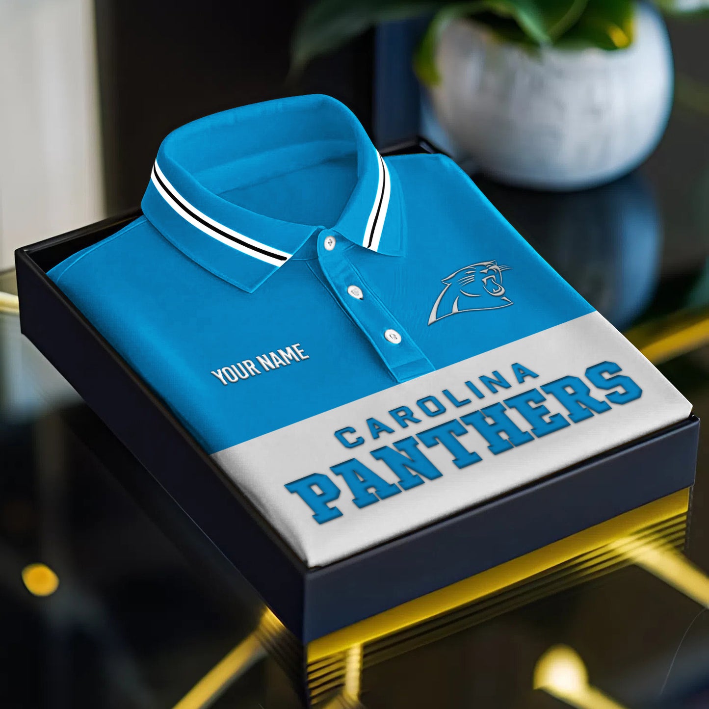 NFL x CAR Full Team 3D Printed Classic Polo Shirt V1 NAK NHM