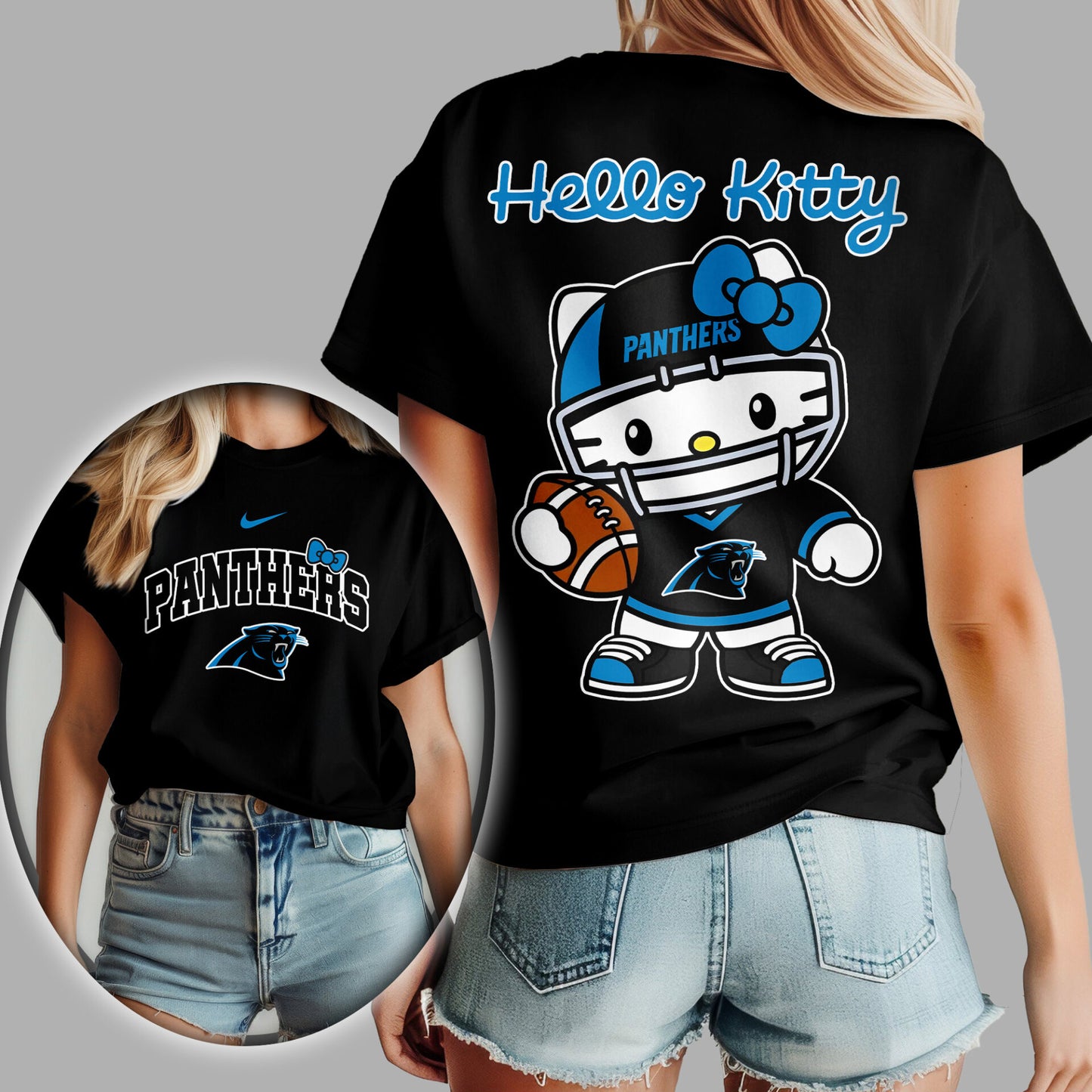 NFL x CAR Hello Kitty Premium 3D Shirt HLP