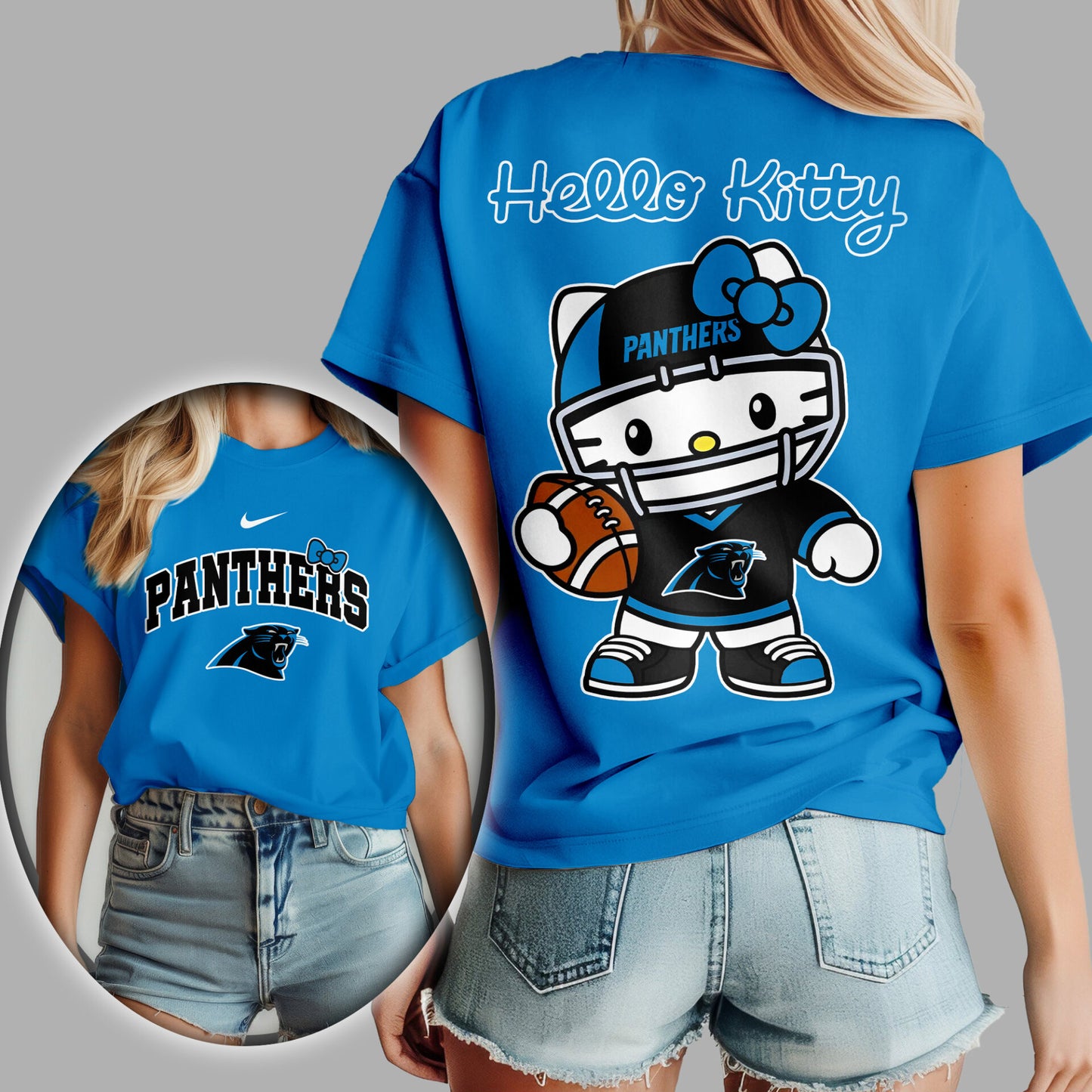 NFL x CAR Hello Kitty Premium 3D Shirt HLP
