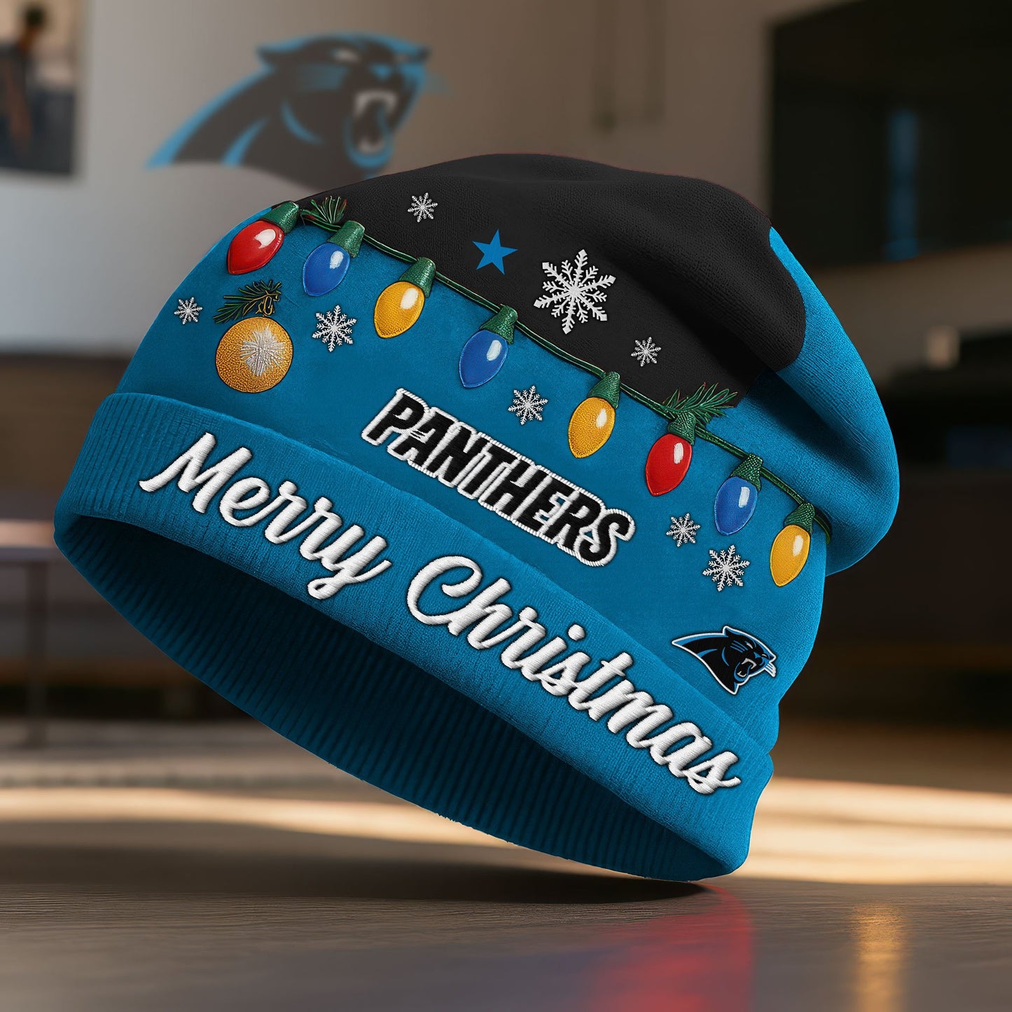 NFL x CAR Merry Christmas Beanie Hat HLP