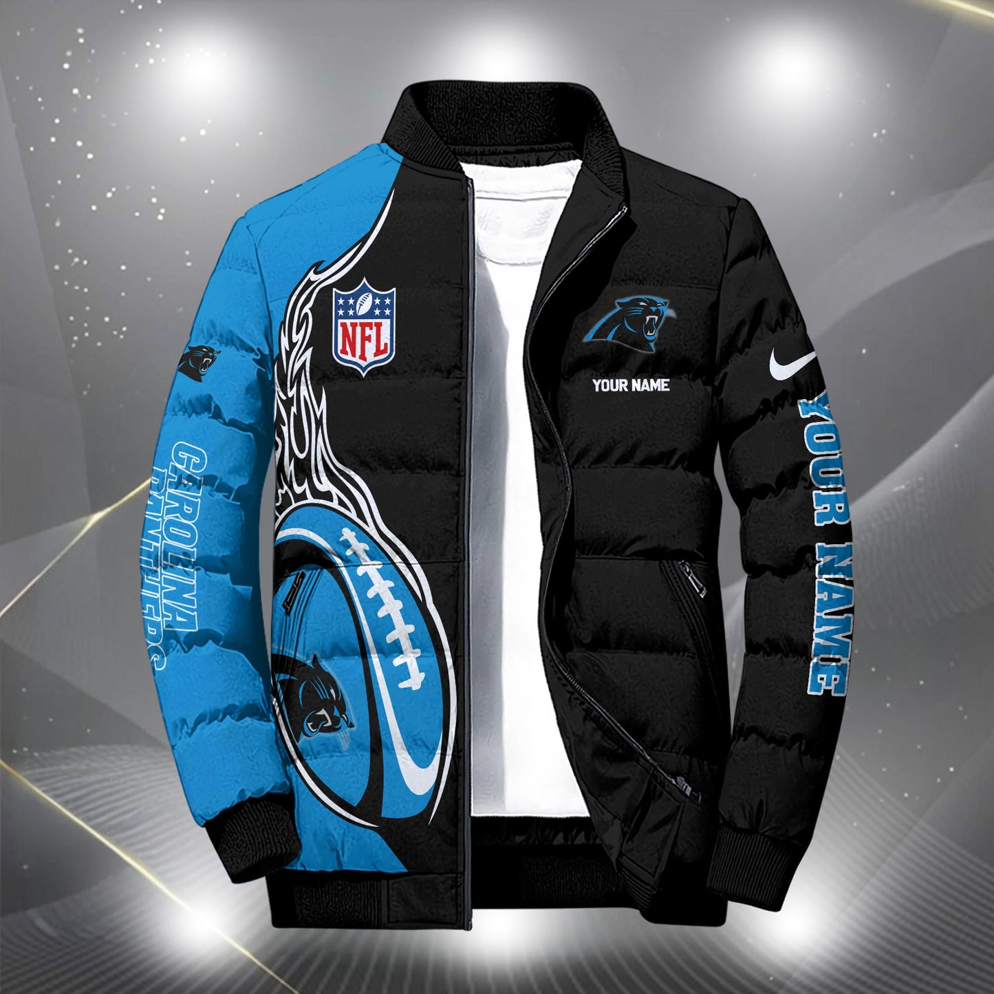 NFL x CAR Personalized Puffer Jacket HLP