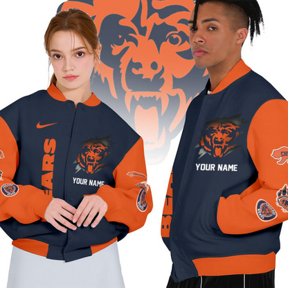 NFL x CB Personalized Custom Baseball Jacket V1 NAK