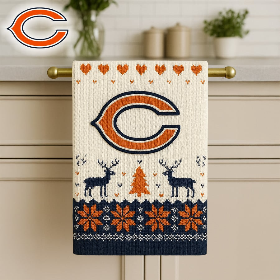 NFL x CB Premium NFL Christmas Kitchen Towel V1 NAK