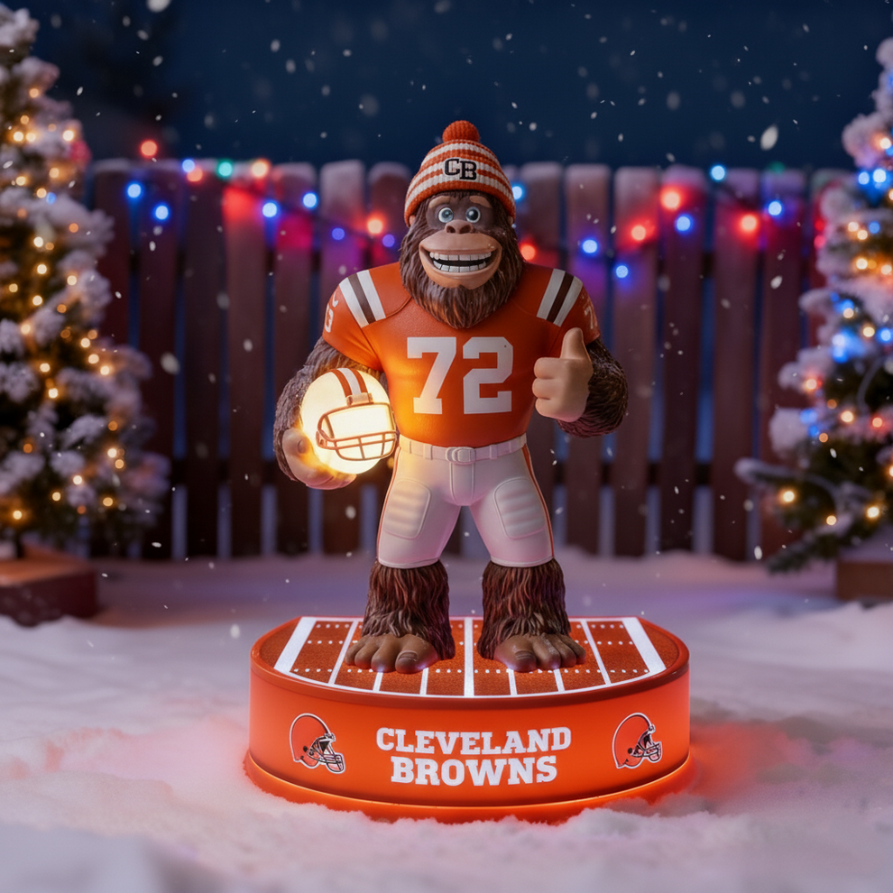 NFL x CB2 Bigfoot Gridiron Guardian Collectible Statue V1 NAK