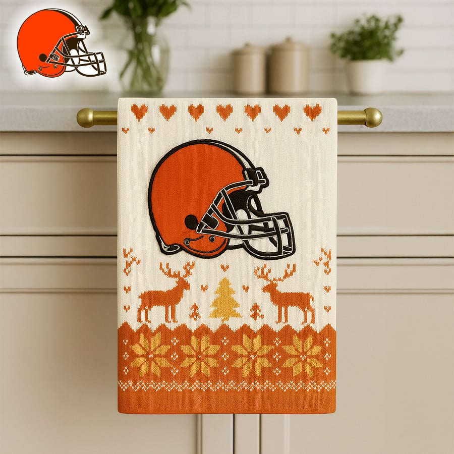 NFL x CB2 Premium NFL Christmas Kitchen Towel V1 NAK