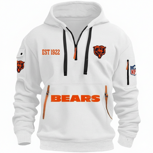 NFL x CHI EST 1922 HOODIE HALF ZIPPER HLP
