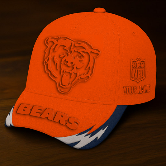 NFL x CHI Full Team 3D Printed Classic Baseball Cap V1 NAK HLPHUONG