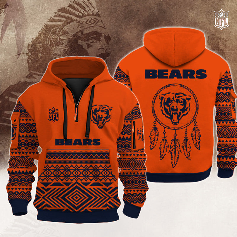 NFL x CHI Native Half-zip Hoodie HLP