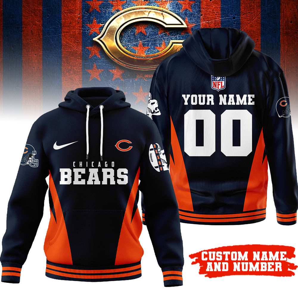 NFL x CHI Personalized Hoodie HLP