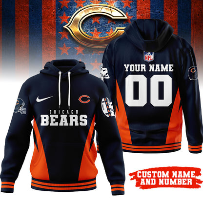 NFL x CHI Personalized Hoodie HLP