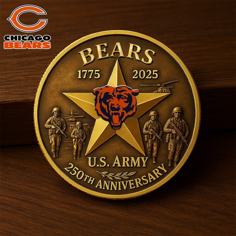 NFL X CHI Premium U.S Army Anniversary Coin HLP