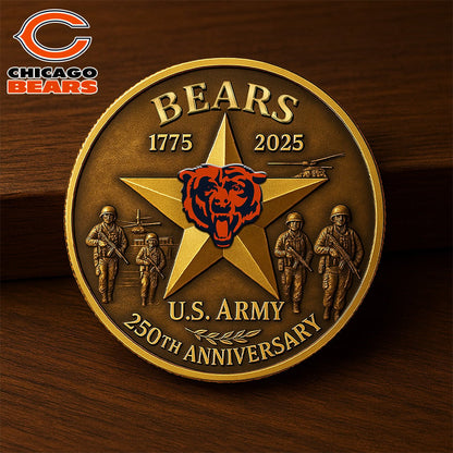 NFL X CHI Premium U.S Army Anniversary Coin HLP