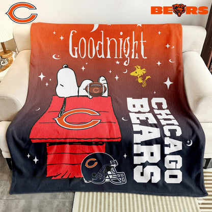 NFL x CHI Snoopy Fan Blanket HLP 271025