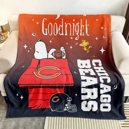 NFL x CHI Snoopy Fan Blanket HLP 271025