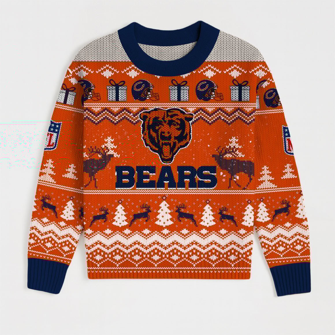 NFL x CHI Touchdown Holiday Sweatshirt & Shorts Set HLP 251025