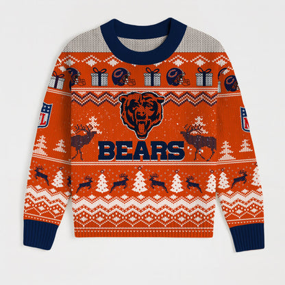 NFL x CHI Touchdown Holiday Sweatshirt & Shorts Set HLP 251025