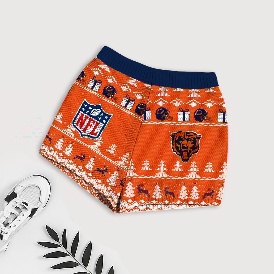 NFL x CHI Touchdown Holiday Sweatshirt & Shorts Set HLP 251025