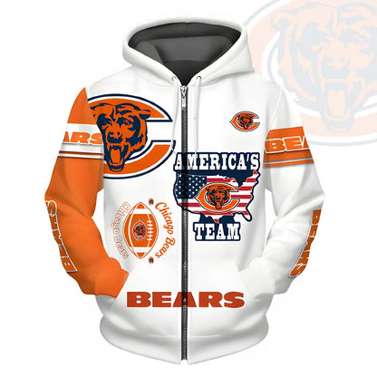 NFL x CHI V3 Zip Hoodie HLP