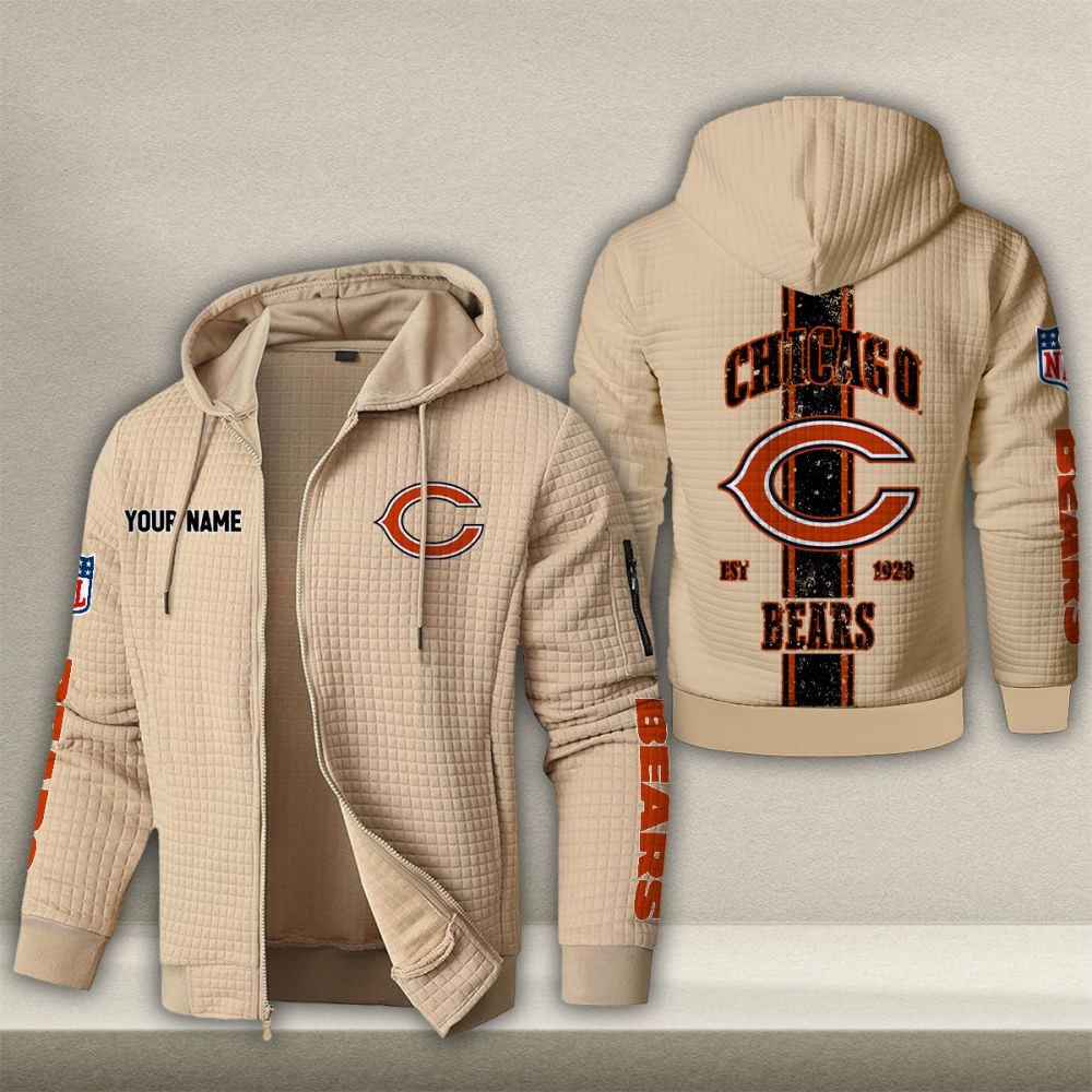 NFL x CHI Waffle Zip Hoodie HLP