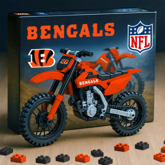 NFL x CIN Motorcycle Building Block Set V1 NAK NHM