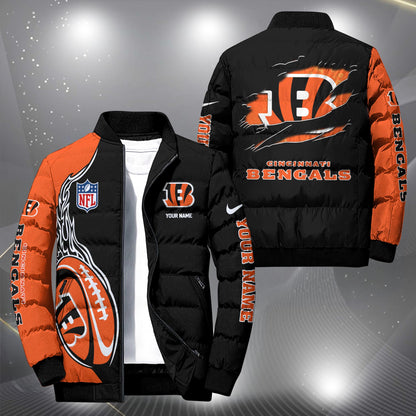 NFL x CIN Personalized Puffer Jacket HLP