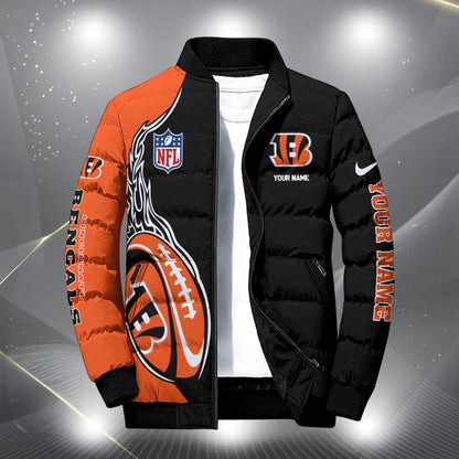 NFL x CIN Personalized Puffer Jacket HLP