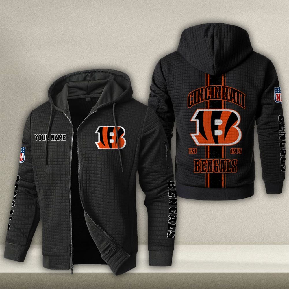 NFL x CIN Waffle Zip Hoodie HLP
