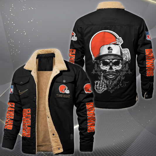 NFL x CLE Fleece Lined Cargo Jacket HLP