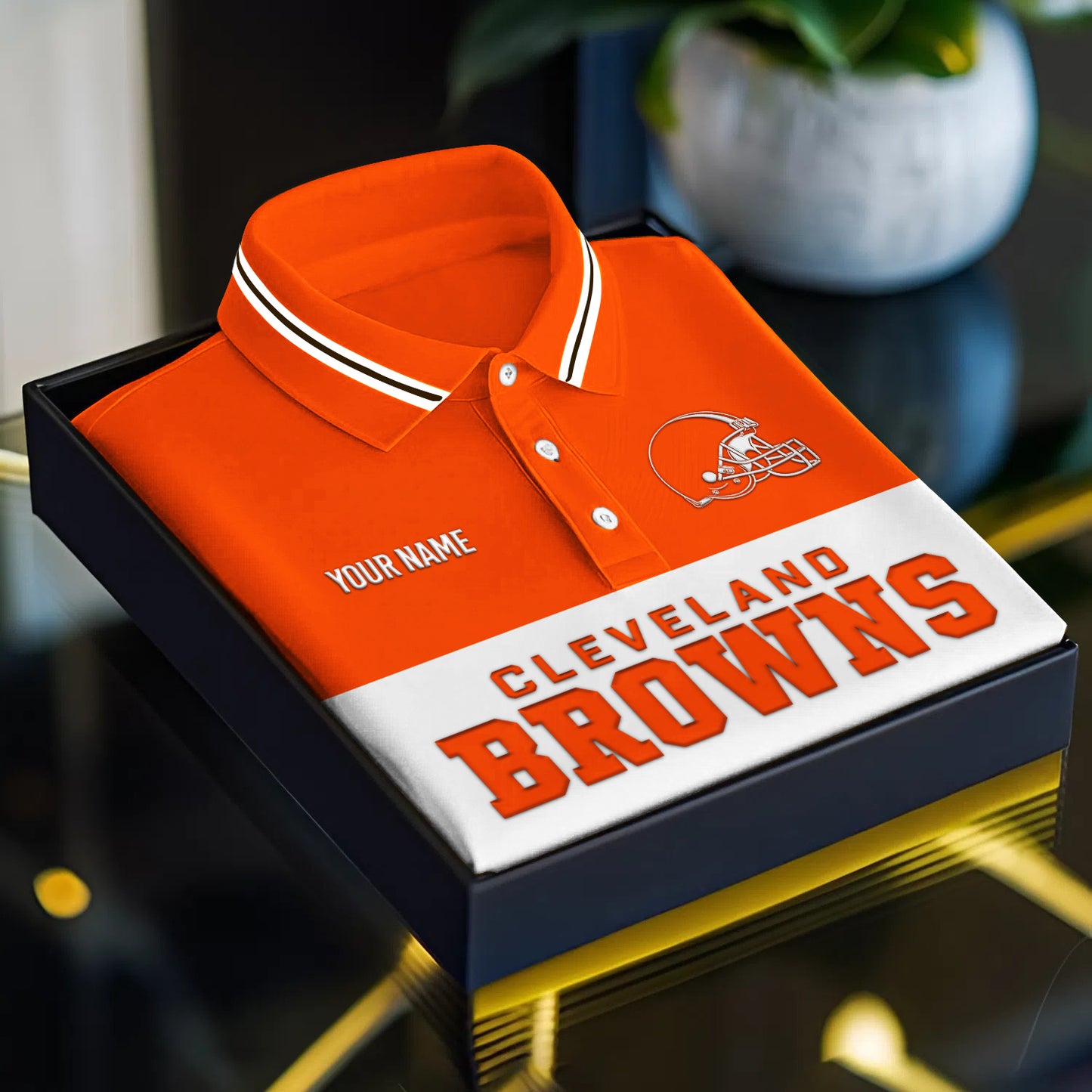 NFL x CLE Full Team 3D Printed Classic Polo Shirt V1 NAK NHM