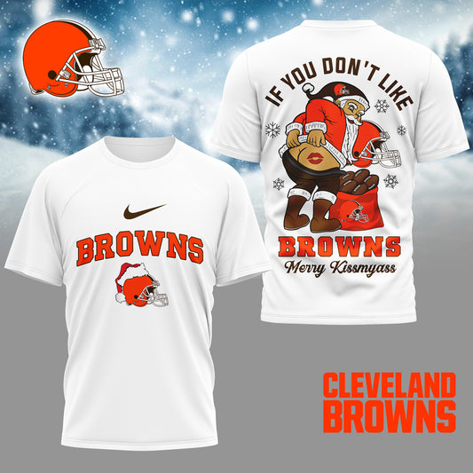 NFL x CLE Funny Xmas 3D Shirt HLP