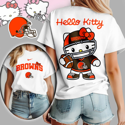 NFL x CLE Hello Kitty Premium 3D Shirt HLP