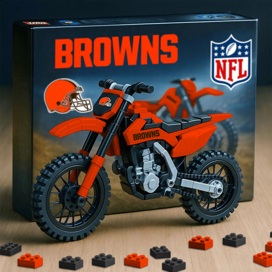 NFL x CLE Motorcycle Building Block Set V1 NAK NHM