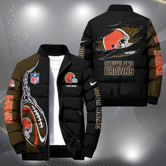NFL x CLE Personalized Puffer Jacket HLP