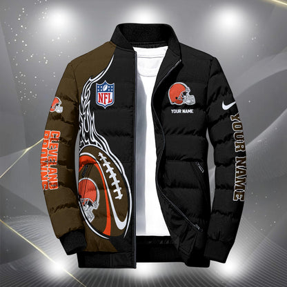 NFL x CLE Personalized Puffer Jacket HLP