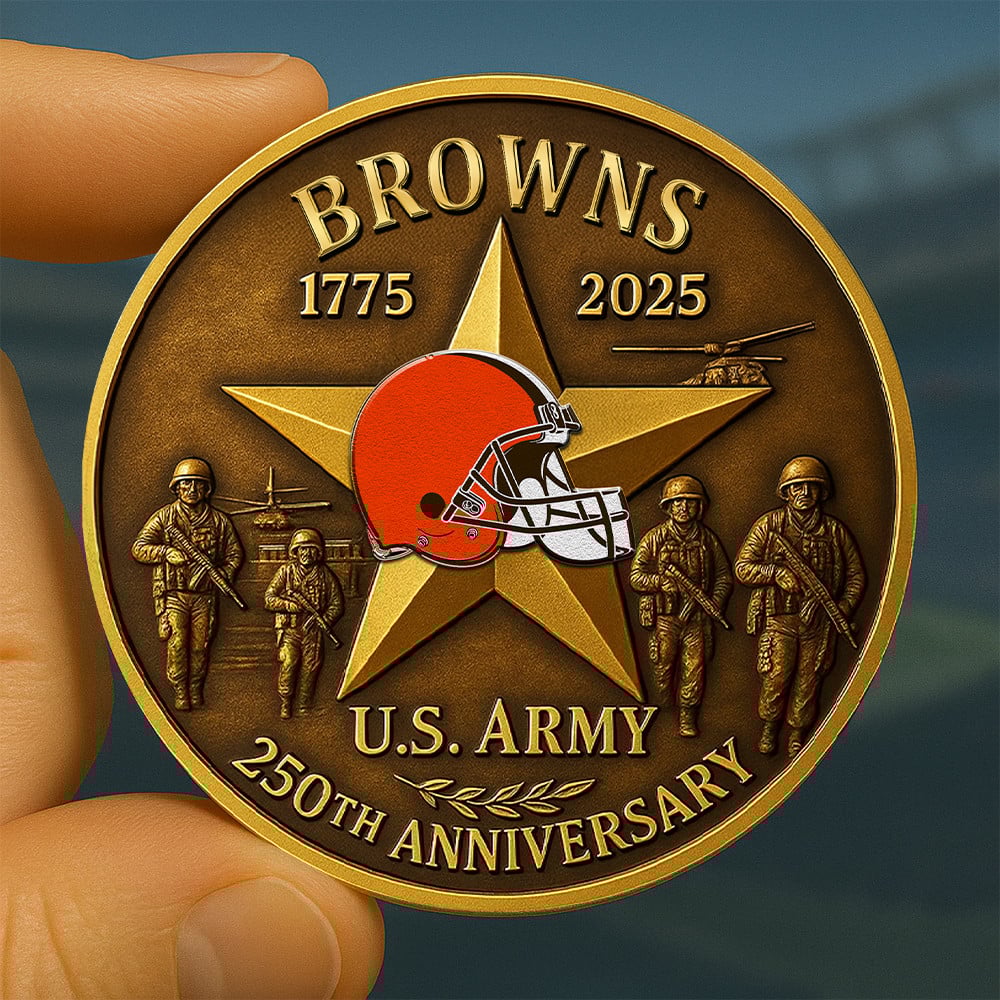NFL X CLE Premium U.S Army Anniversary Coin HLP