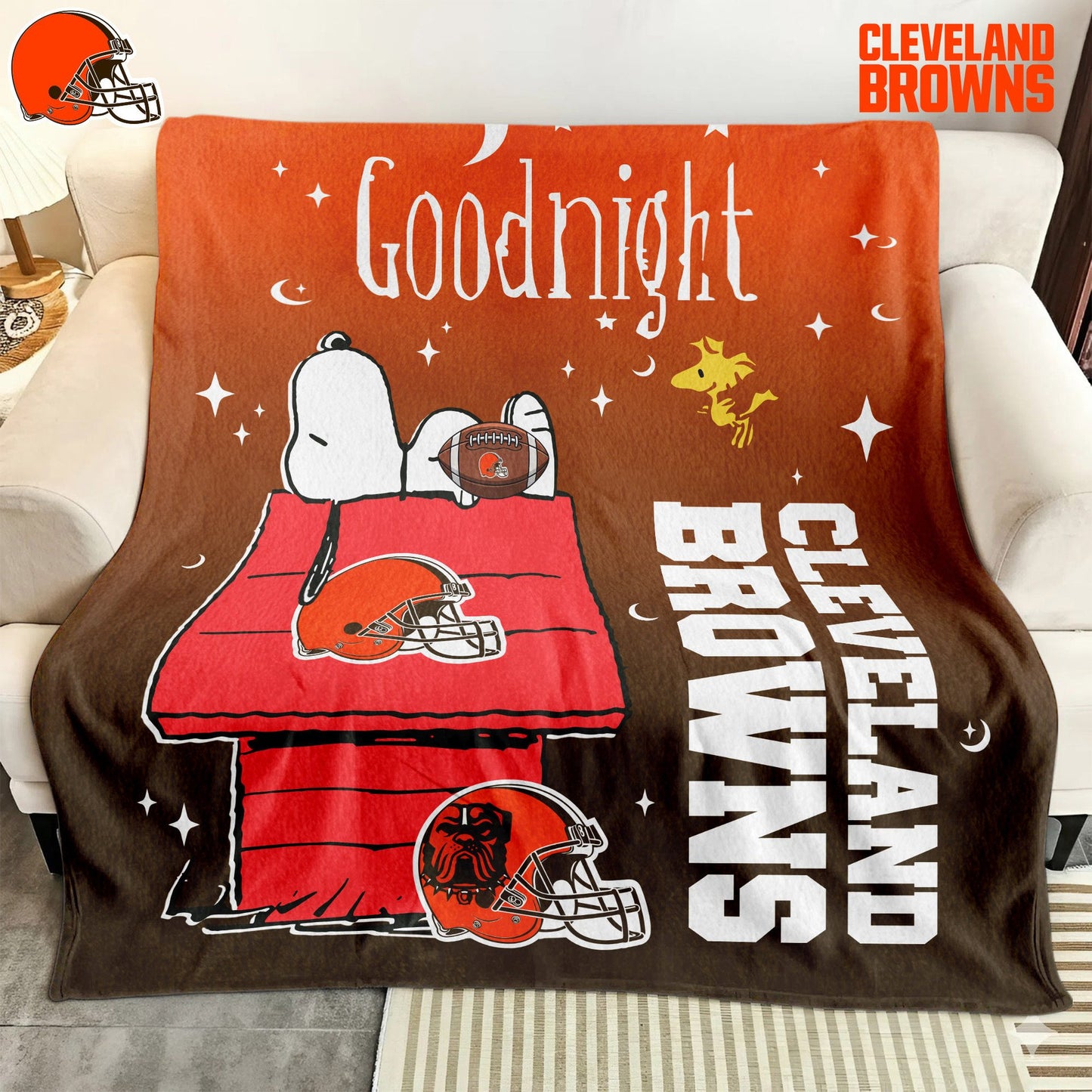 NFL x CLE Snoopy Fan Blanket HLP 271025