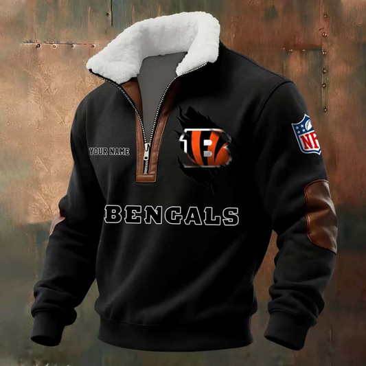 NFL x CNBG Fur Collar Sweatshirt V1 NAK