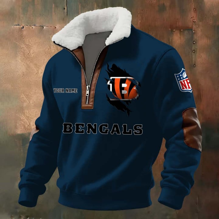 NFL x CNBG Fur Collar Sweatshirt V1 NAK