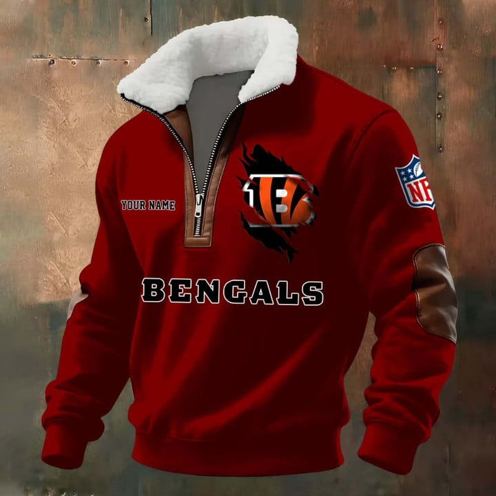 NFL x CNBG Fur Collar Sweatshirt V1 NAK