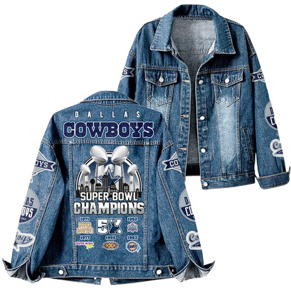 NFL x DAL Champions  Denim Jacket HLP