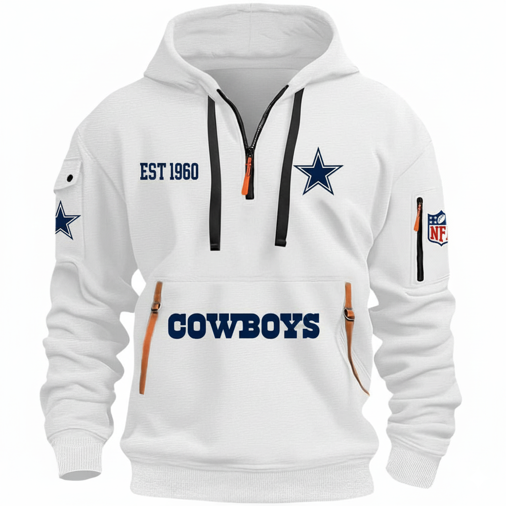 NFL x DAL EST 1960 HOODIE HALF ZIPPER HLP