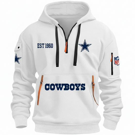 NFL x DAL EST 1960 HOODIE HALF ZIPPER HLP