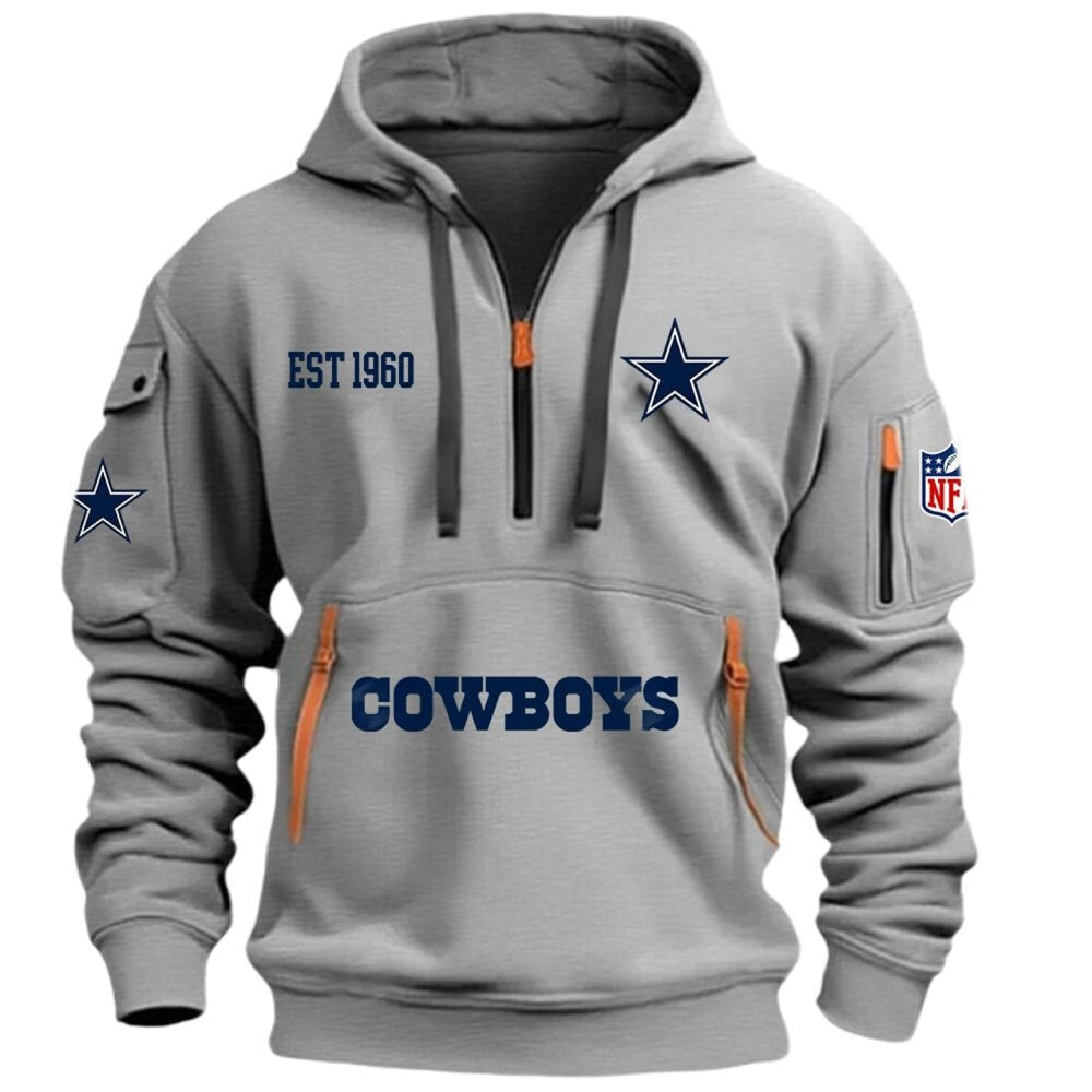 NFL x DAL EST 1960 HOODIE HALF ZIPPER HLP