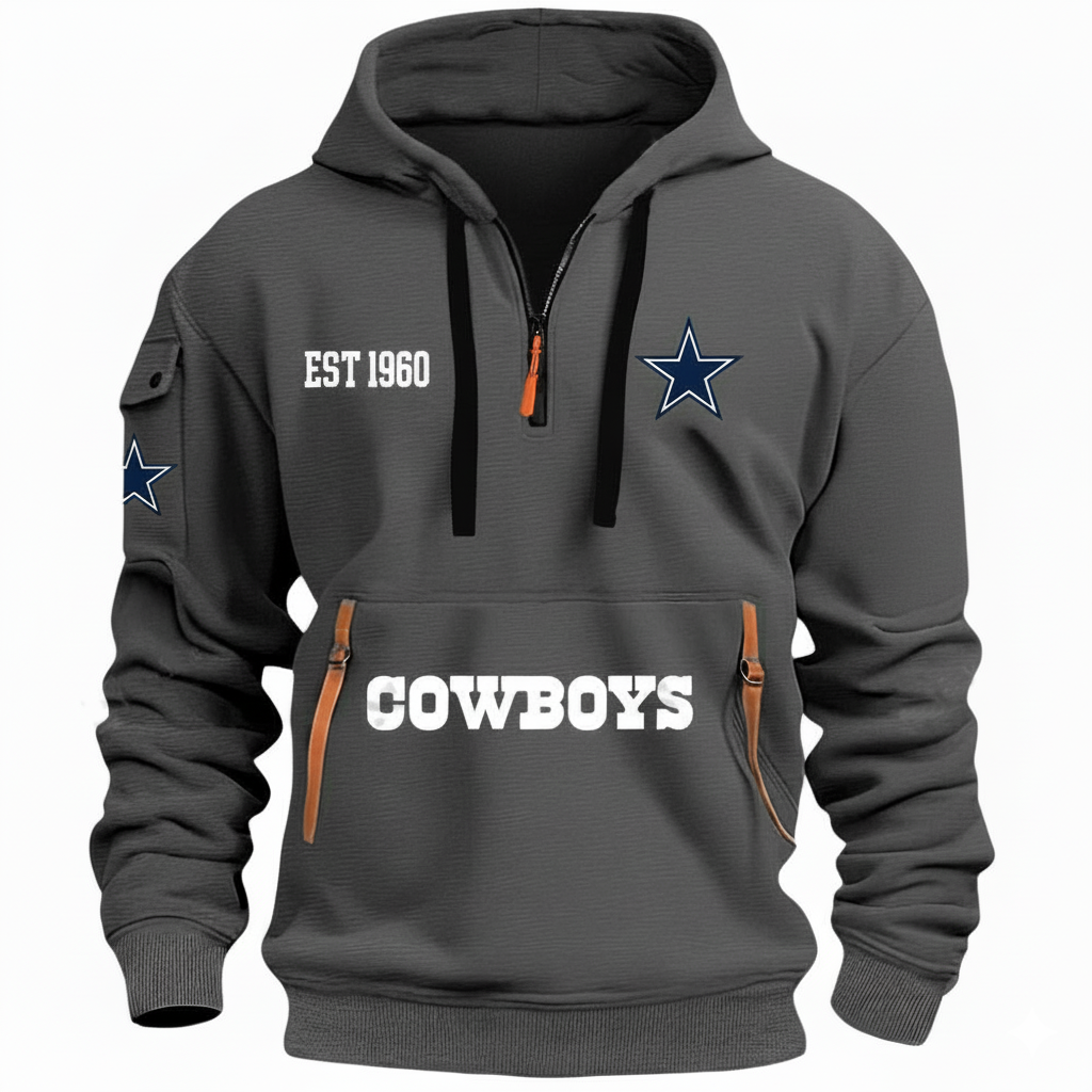 NFL x DAL EST 1960 HOODIE HALF ZIPPER HLP
