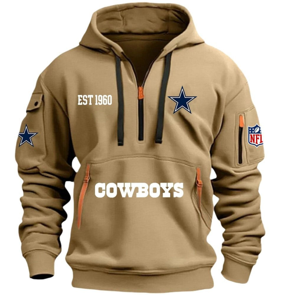 NFL x DAL EST 1960 HOODIE HALF ZIPPER HLP