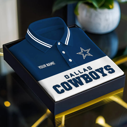 NFL x DAL Full Team 3D Printed Classic Polo Shirt V1 NAK NHM